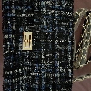 Tweed mini bag